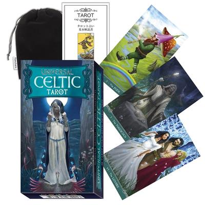 Kancharo Tarot Card Set Celtic Includes Japanese Tarot Card Instructions Pouch 78-Card [Universal Tarot] & (Authentic)
