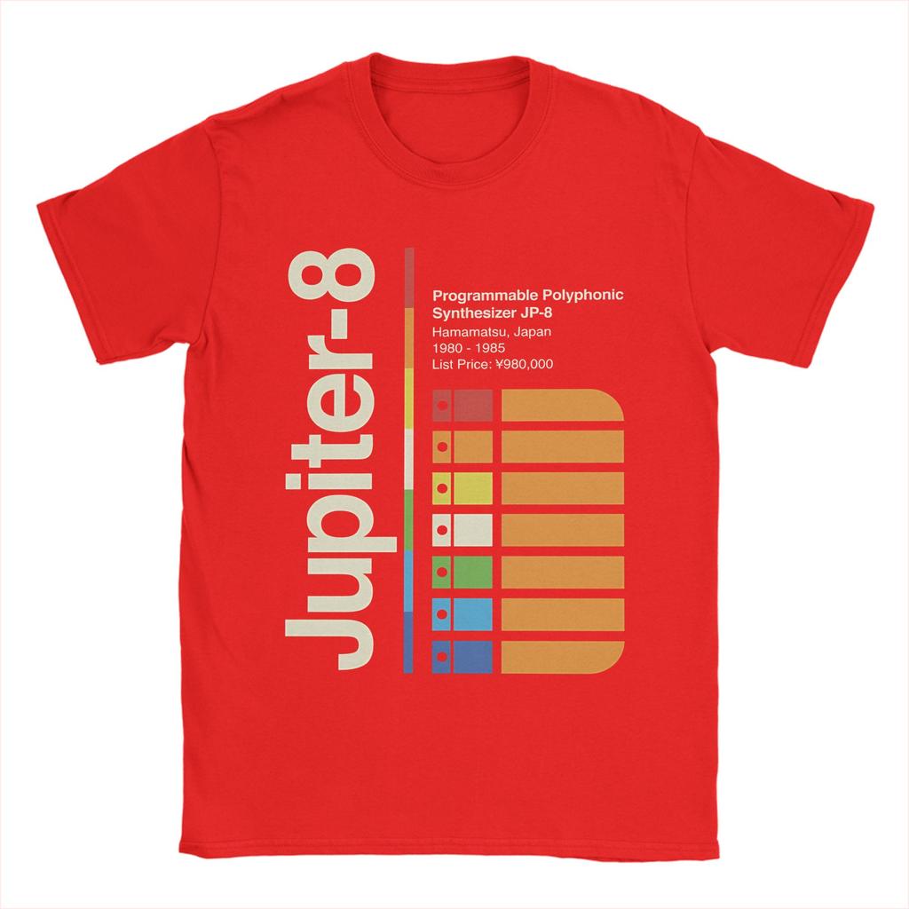 Fashion Jupiter 8 Vertical TShirt Men Crewneck 100 Cotton T Shirt Short Sleeve Tees Plus Size Tops