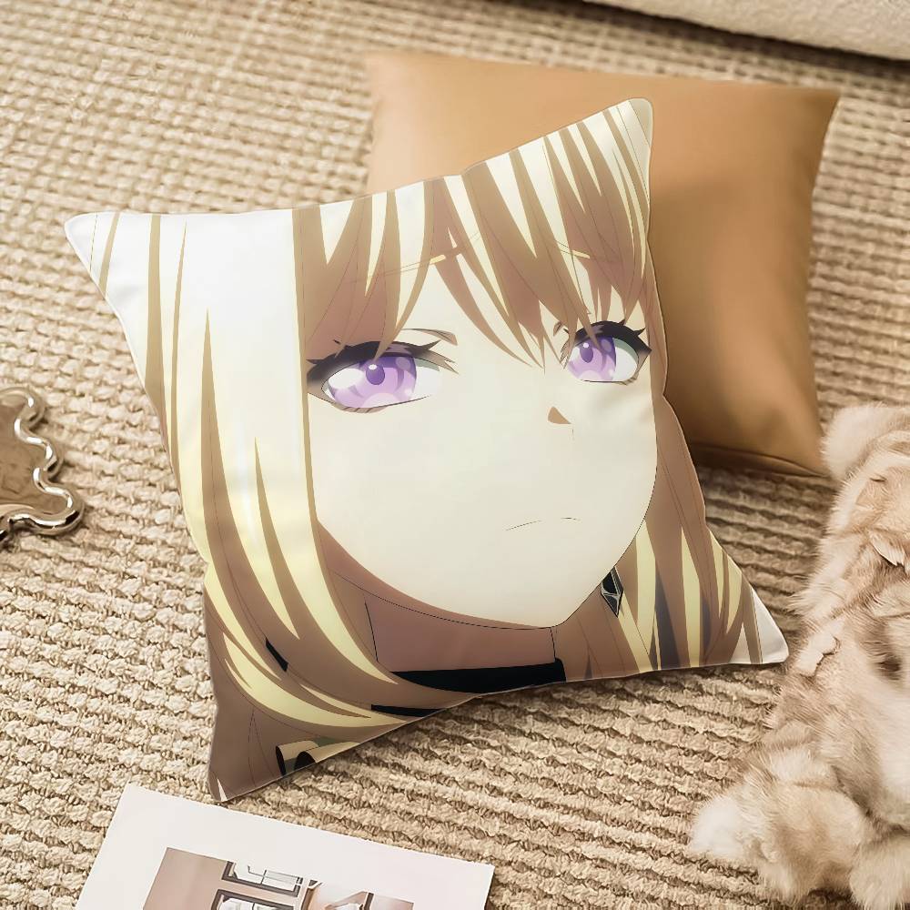 

BanG Dream Ave Mujica Pillow Case Anti-dustmite Invisible Zipper Sofa Bed 12x12Inch