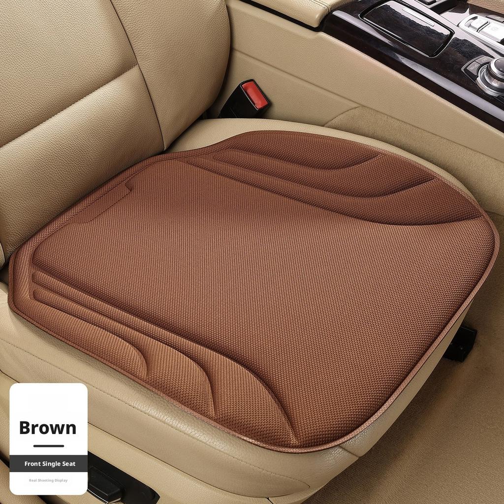 SEAMETAL Universal All-Season Car Seat Cushion, Latex Filled High-Elastic Breathable Seat Pad, Backless Anti-Fatigue Seat Protector