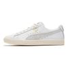 Puma Clyde Base Unisex Sneakers White Frosted-Ivory Team-Gold 390091-01