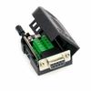 Black Electrostatic Rubber Core 9pin DB9 Connector DSUB Serial Adapter Breakout Board with Recyclable PVC Shell