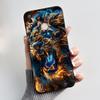 Black Case For Itel P33 Plus Bumper Soft Silicone Jelly Shell Anime Popular Sunflower Wildflower Painted Shockproof Cover