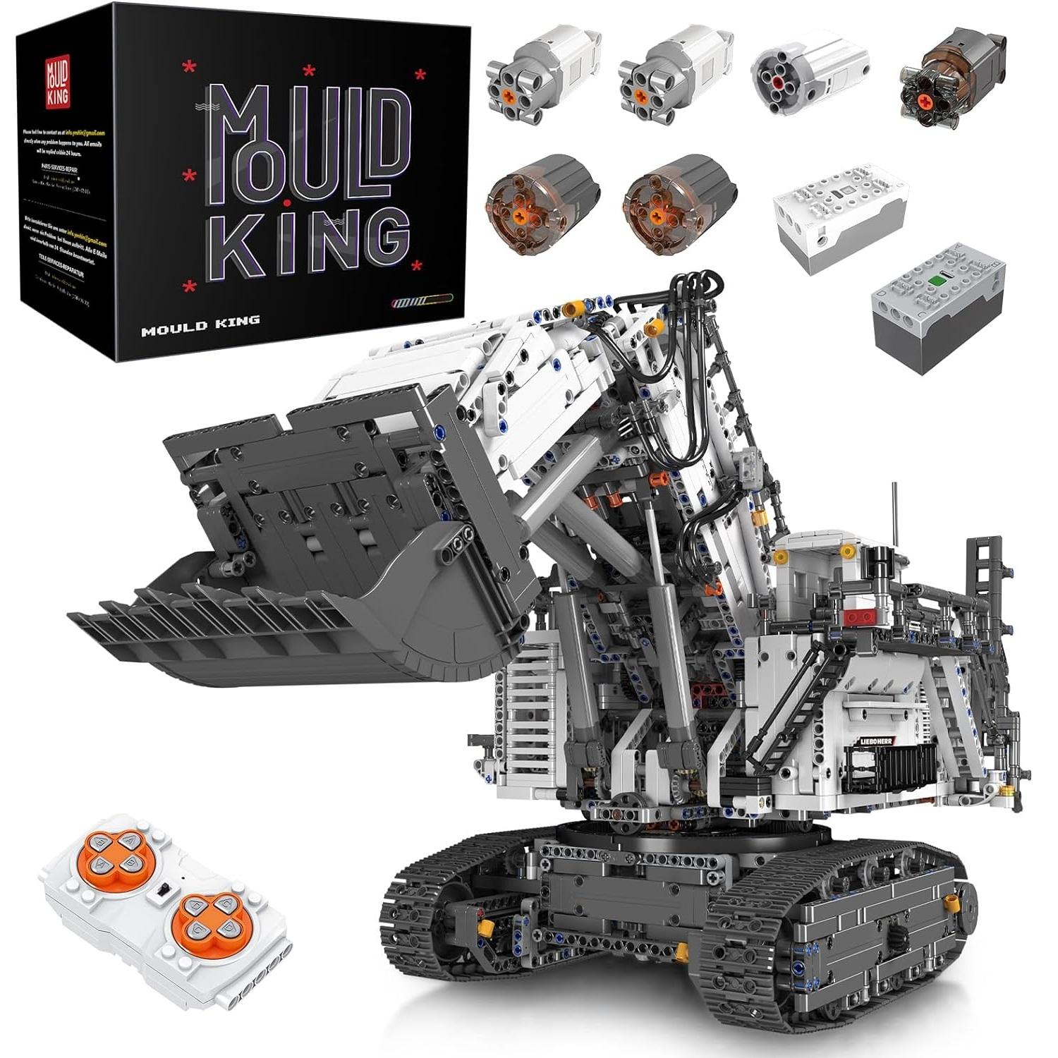 

Mold King 17048 Технический грузовик, строительный блок, приложение для управления экскаватором, модель инженерного грузовика, игрушки для детей, Рождественский подарок