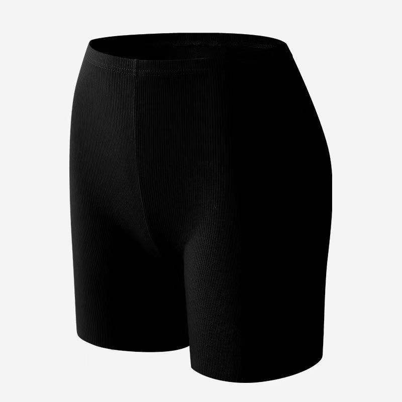 Women's Summer Thin Sports Yoga Traceless Ice Silk Anti Glare Safety Underwear