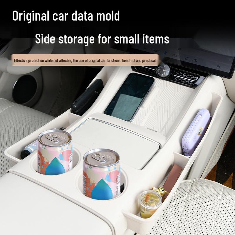 Zhijie R7 Center Console Silicone Cup Coaster - Anti-Scratch, Easy-Clean Interior Upgrade