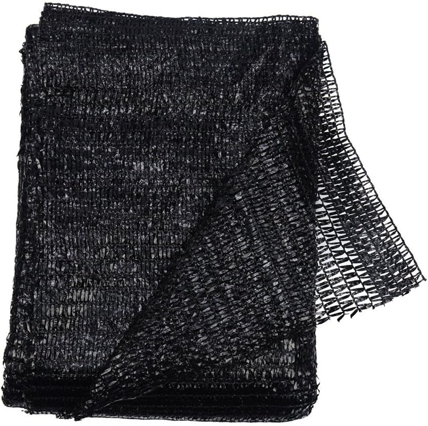 Black 6.5'x10' Sun Mesh Shade Sunblock Shade UV Resistant Net for Garden Flower Plant