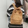 Canvas Bag Large Capacity Female Student Backpack Men's Schoolbag