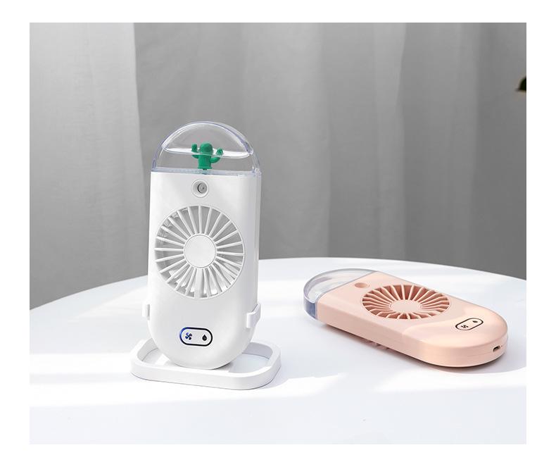 Portable Mini Handheld USB Spray Fan: Rechargeable, Desktop & Cooling for Summer
