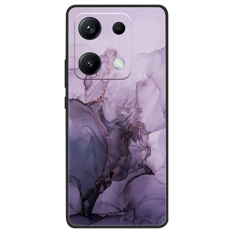 For Redmi Note 14S 4G Phone Case 14 s Marble Painting Pattern Soft Silicone Anti Drop Cover For Xiaomi Redmi Note 14S Shell