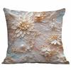 Spring and Summer 3D Floral Print Pillowcase Home Sofa Cushion Pillowcase