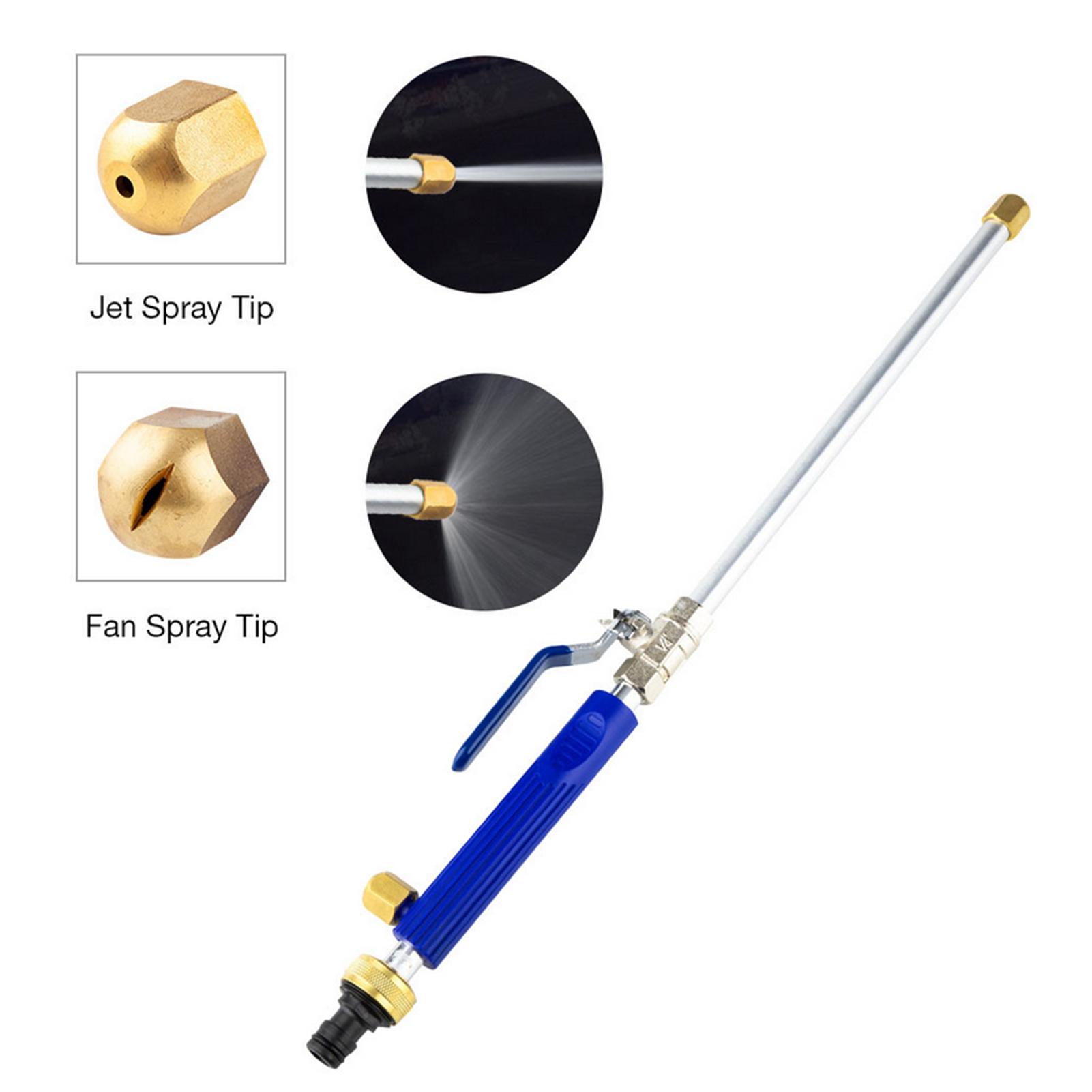 

High Pressure Sprayer Portable Washing Wand Alloy Construction with 2 Spray Tips for Garden Watering Car Washing