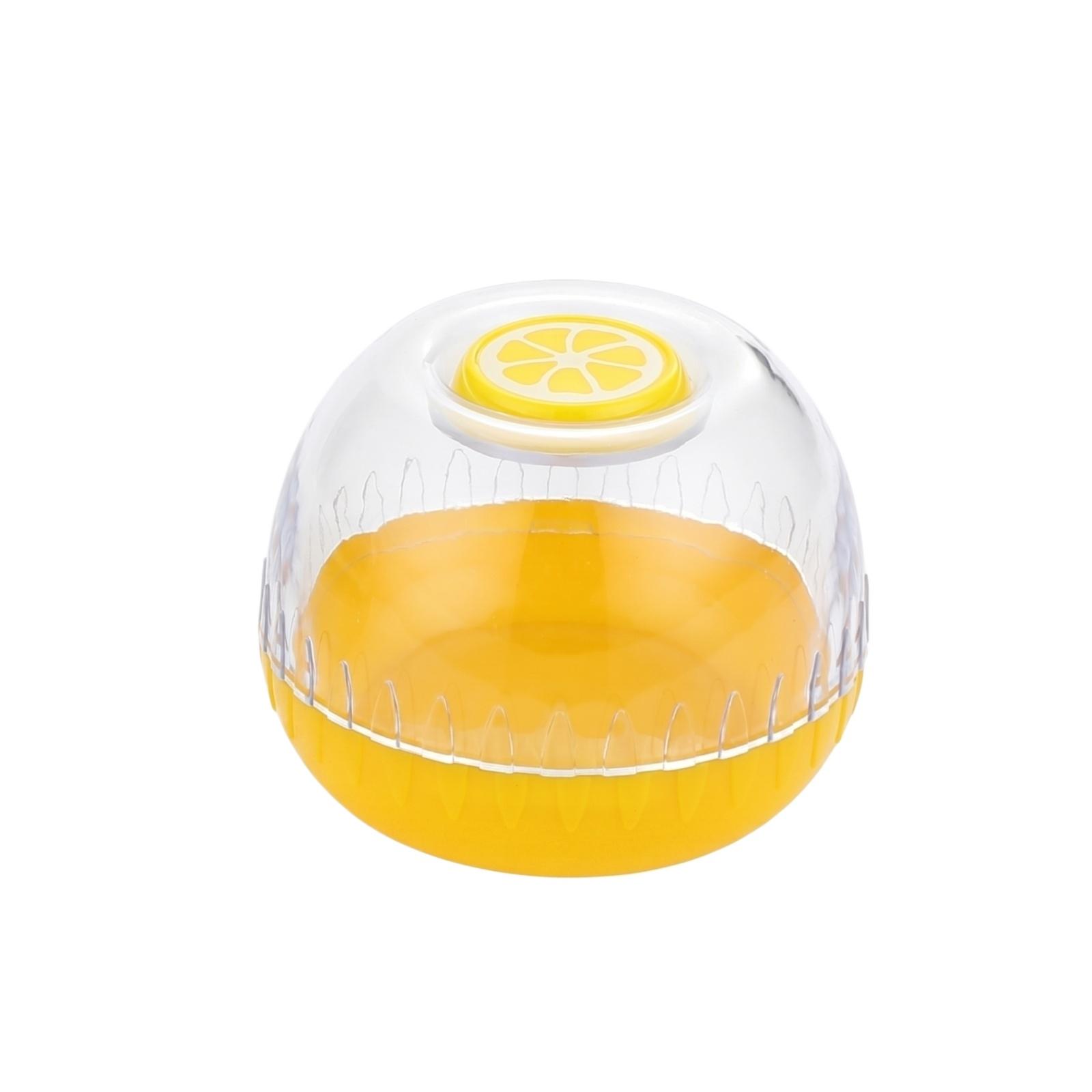 

Food Storage Container with Airtight Seal and Transparent Dome Lid for Freshness Preservation and Easy Viewing Suitable for Kitchen Use One Size жовтий