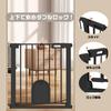DEARBB Baby Gate with Pet Pet Gate Height Cat Dog Cat Escape Prevention Cat Can Pass Above Cat Baby Tension Double Baby Baby Kitchen Door, 76cm, Gate,