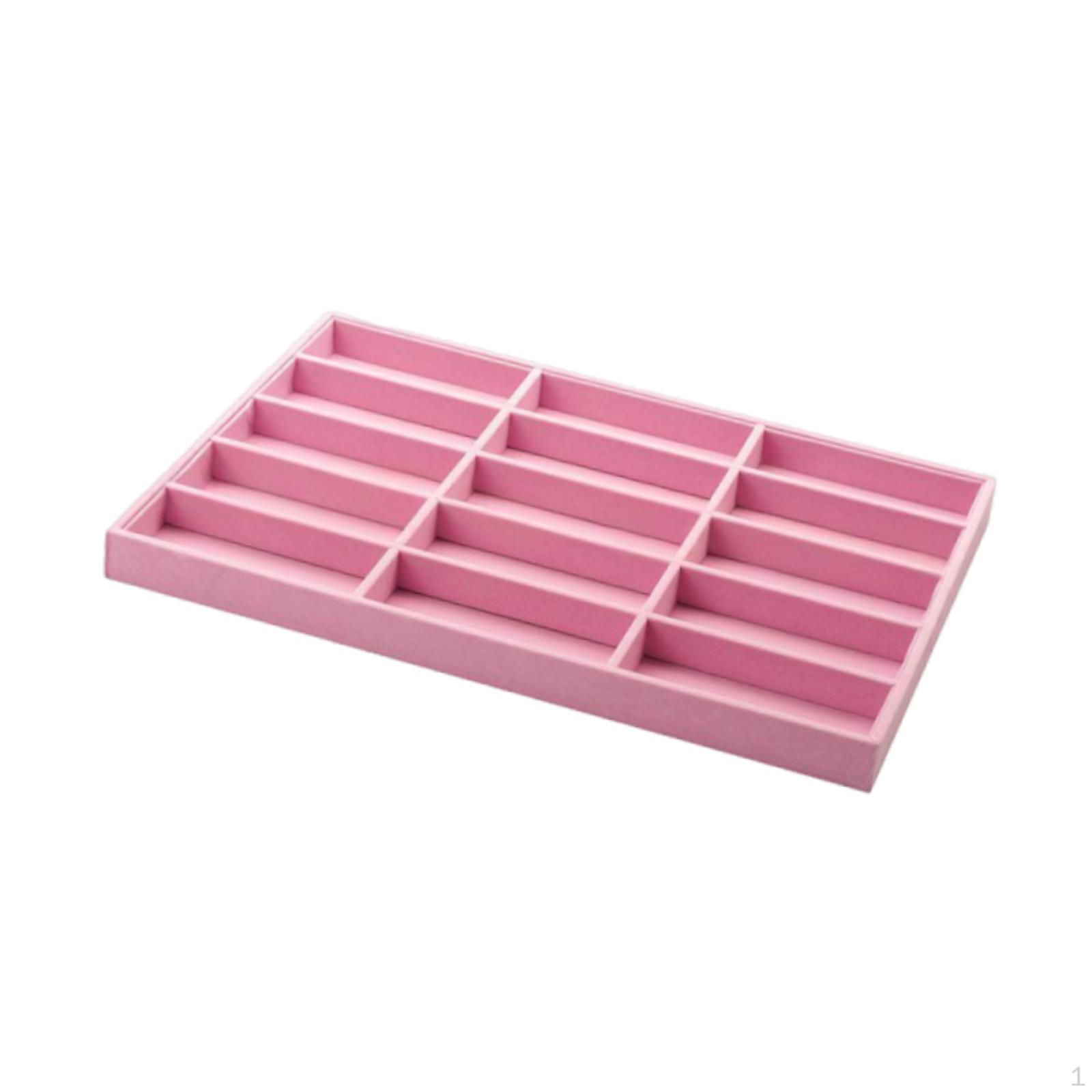 

Eye Glasses Holder ,Container ,Sunglasses Storage Rack Stand, 15 Grid Eyeglasses Eyewear рожевий