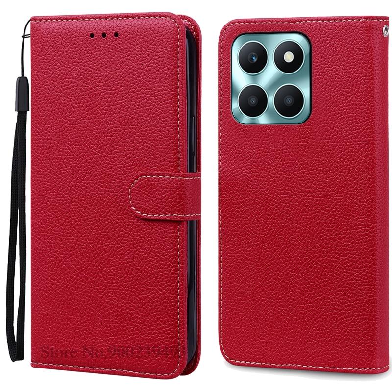 For Honor X6B Case Leather Flip Wallet Case For Honor X6B Phone Case Book Cover For Honor X6B Housing Coque Fundas