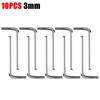 Convenient 10pcs L Type Hex Wrench Kit with Different Sizes for Any Task