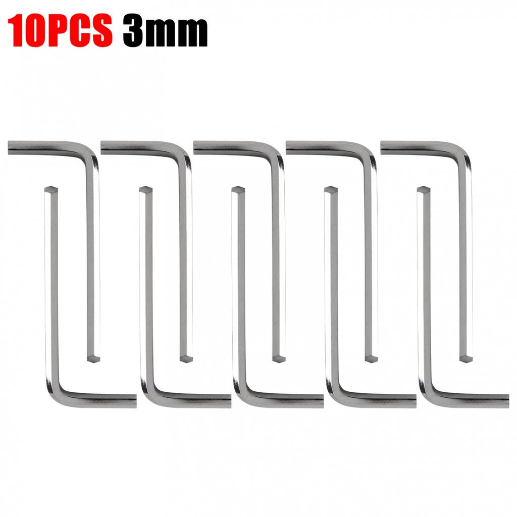 Convenient 10pcs L Type Hex Wrench Kit with Different Sizes for Any Task