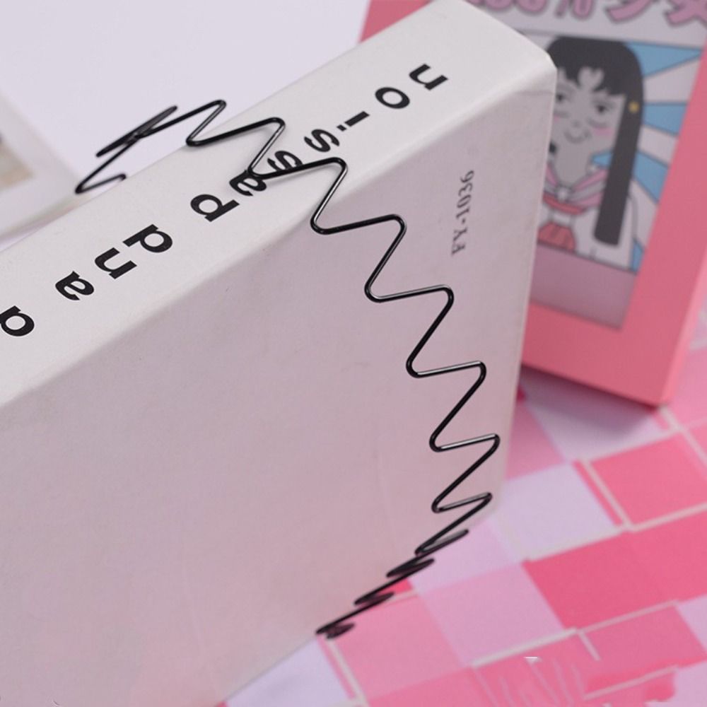Double Layer Thin Metal Hair Hoop Spring Shape Men Hair Bands Fashion Wave Shape Headband  Daily