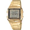 Casio Data Bank Telememo 30 Digital Watch DB-360G-9A Men's Gold Analog Display