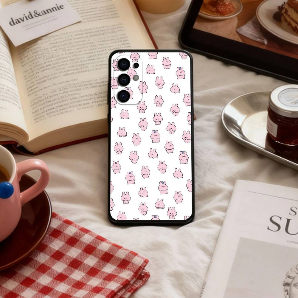 C-Cute A-Asamimichan Phone Case For Samsung S 25,24,23,22,30,21,10,9,Ultra,Plus,Lite,FE,4,5 G Soft Black Case