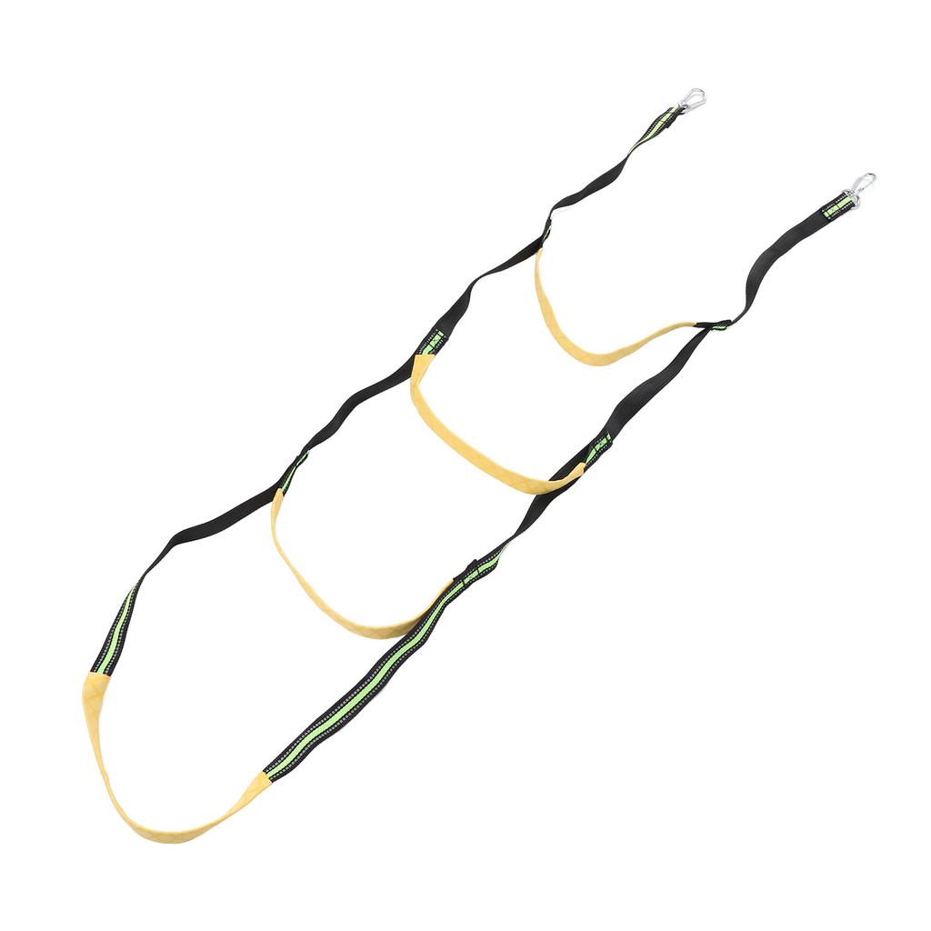 4 Stufen Bootsseilleiter Bootsfaltleiter Badeleiter für Segelboot Kajak Kanufahren Fluoreszierend