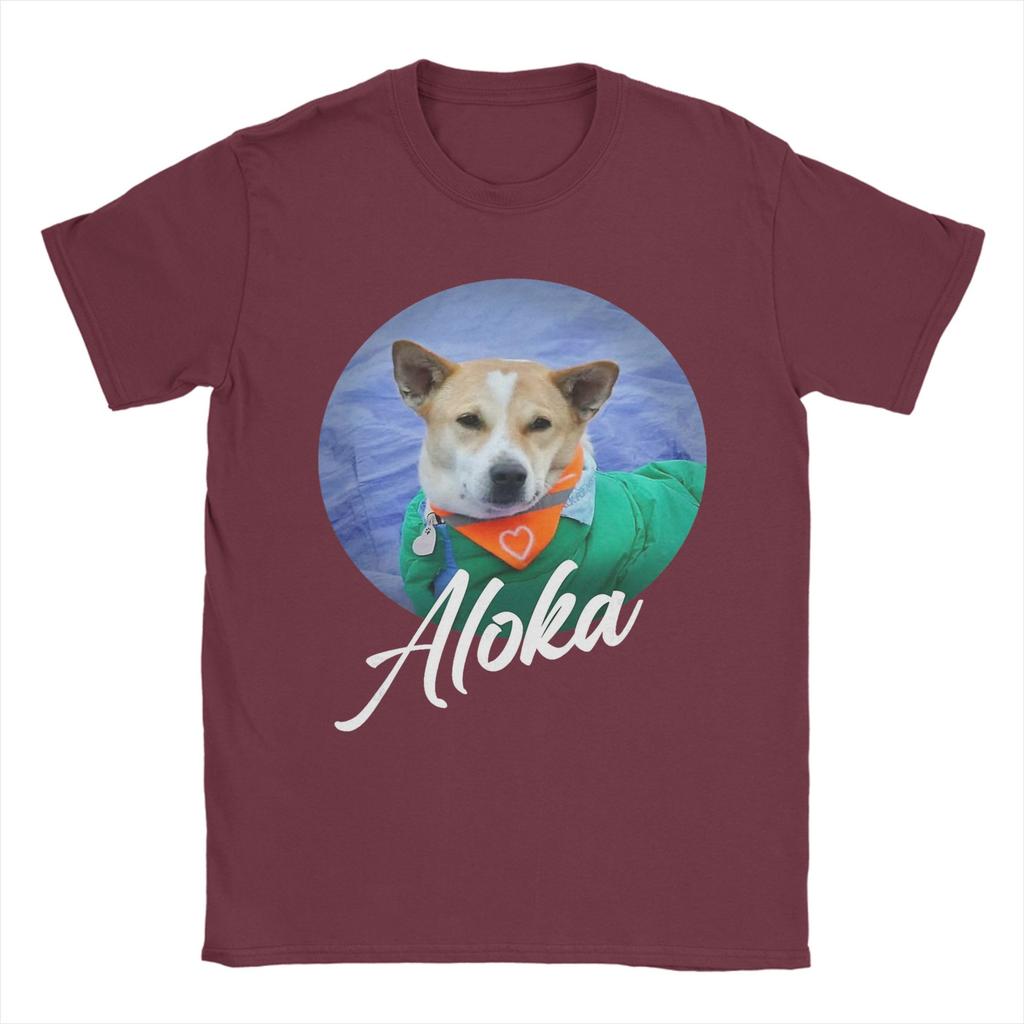 Aloka Der Marsch für den Frieden Mönch Hund Verbreitet Hoffnung Unisex Damen T-Shirt T-Shirts Kurzarm T-Shirt Baumwolle Geburtstagsgeschenk Kleidung