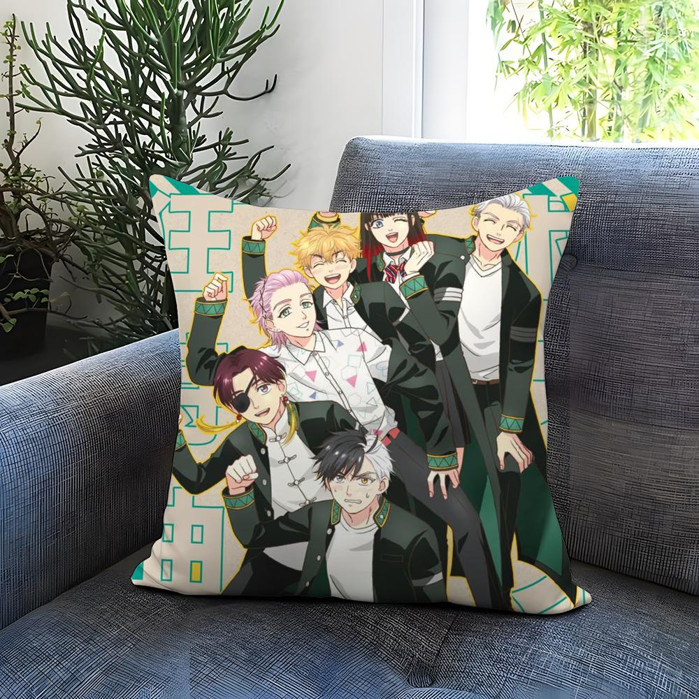 W-Wind Breaker Cushion Cover Comfortable Reversible Pillow Cover Ideal for Car Sofa Bedroom & Beyond