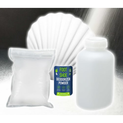 Takada Chemicals, Made In Japan, 100% Natural Mineral Scallop Shell Powder, "Amazing Shoe Disinfectant and Deodorizer Powder (Made In Japan)" 250g. Sh