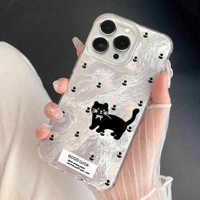 For Apple Imd Mobile Phone Case 15promax Glacier Pattern Swirl Pattern Mobile Phone Case Cartoon Cute Japanese and Korean New Style