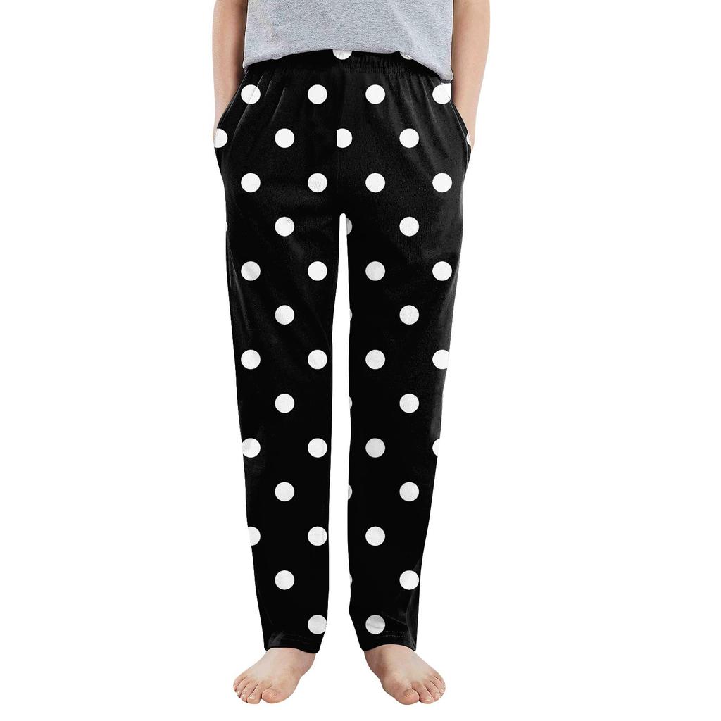 Kids' Casual Pants - Solid Color Sport Pants With Pockets