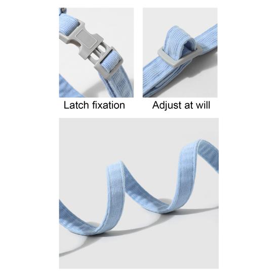 Conjunto Coleira e Peitoral para Gato para Passeio Ajustável Camada Dupla Peitoral para Animais de Estimação com Decoração de Flores Coleira e Guia para Animais de Estimação à Prova de Fuga