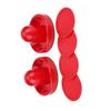 Plastic Lightweight Goalies Ice Hockey Pushers Pucks Set Replacement for Tables Game (S)