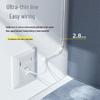SAMZHE Cat6A Slim 10 Gigabit Ethernet Patch Cable