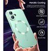 Coque de Téléphone - E.F.Connection - iPhone 17 Pro Max - Silicone Souple - Anneau Magnétique - Vert