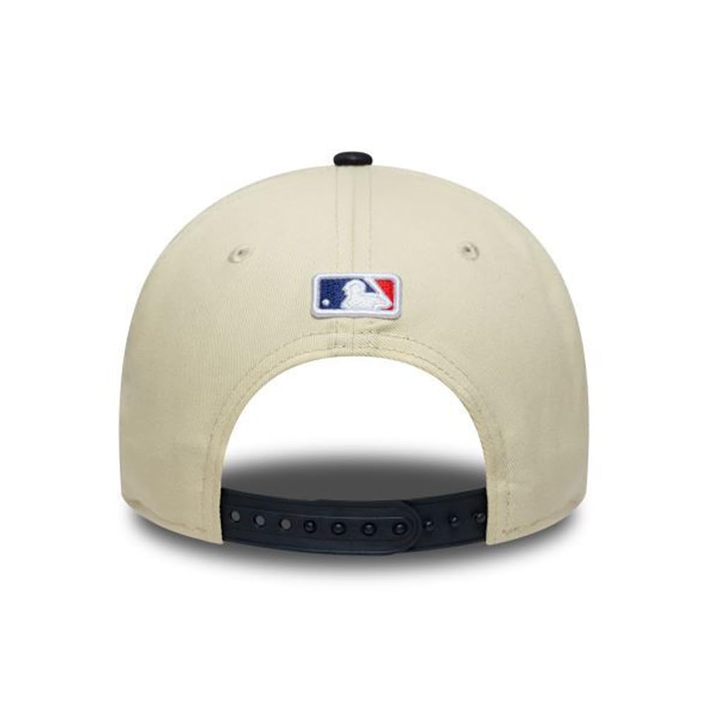New Era 9FORTY Cap 940 MLB Embroidery Free Size NY Cream X Black M-CROWN