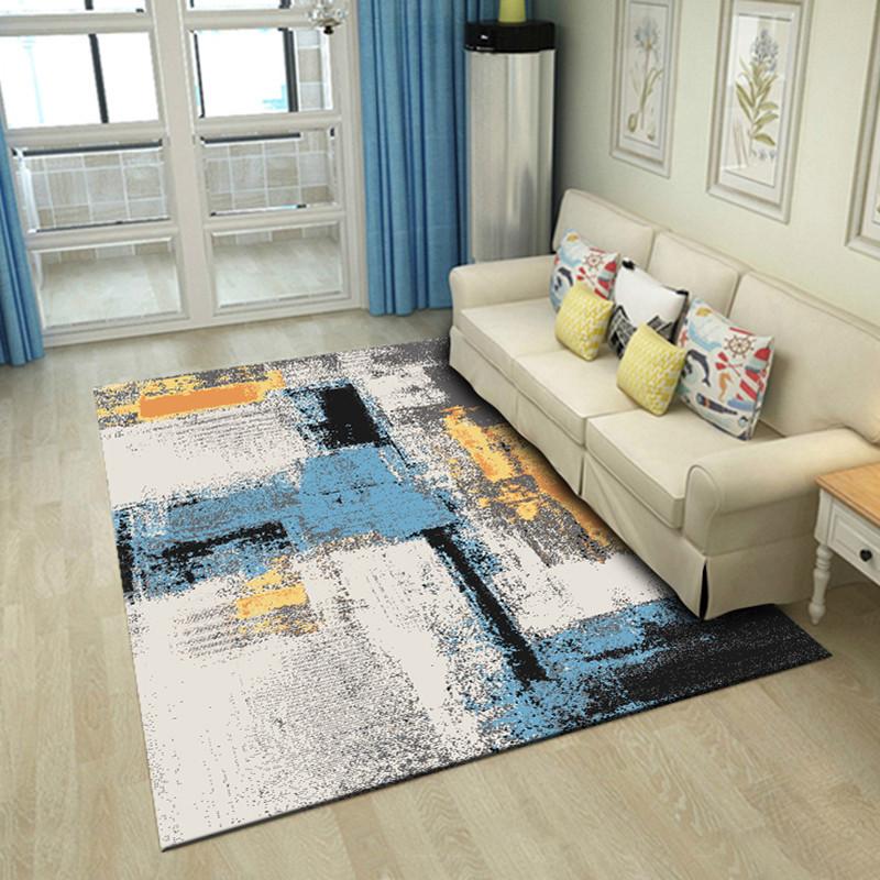 

Коврики для украшения гостиной в скандинавском стиле, легкие роскошные ковры для спальни большой площади, простой коврик для кабинета, гостиной, дивана, журнального столика, ковры 120×160cm