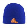 pc Capybara Eating A Pizza Beanie Hats Retro Caps Unisex Women Outdoor Skullies Beanies Winter Graphic Head Wrap Beanie Hat