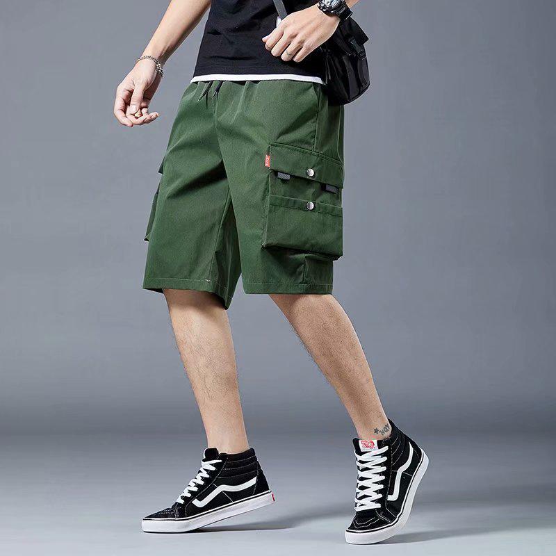 2026 Mannen Losse Casual Cargo Shorts in Koreaanse Stijl voor Tieners