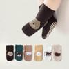 6 Pairs Anti-Slip Floor Socks Cute Fox Pattern Childrens Socks Cartoon Toddler Socks  Boys Girls