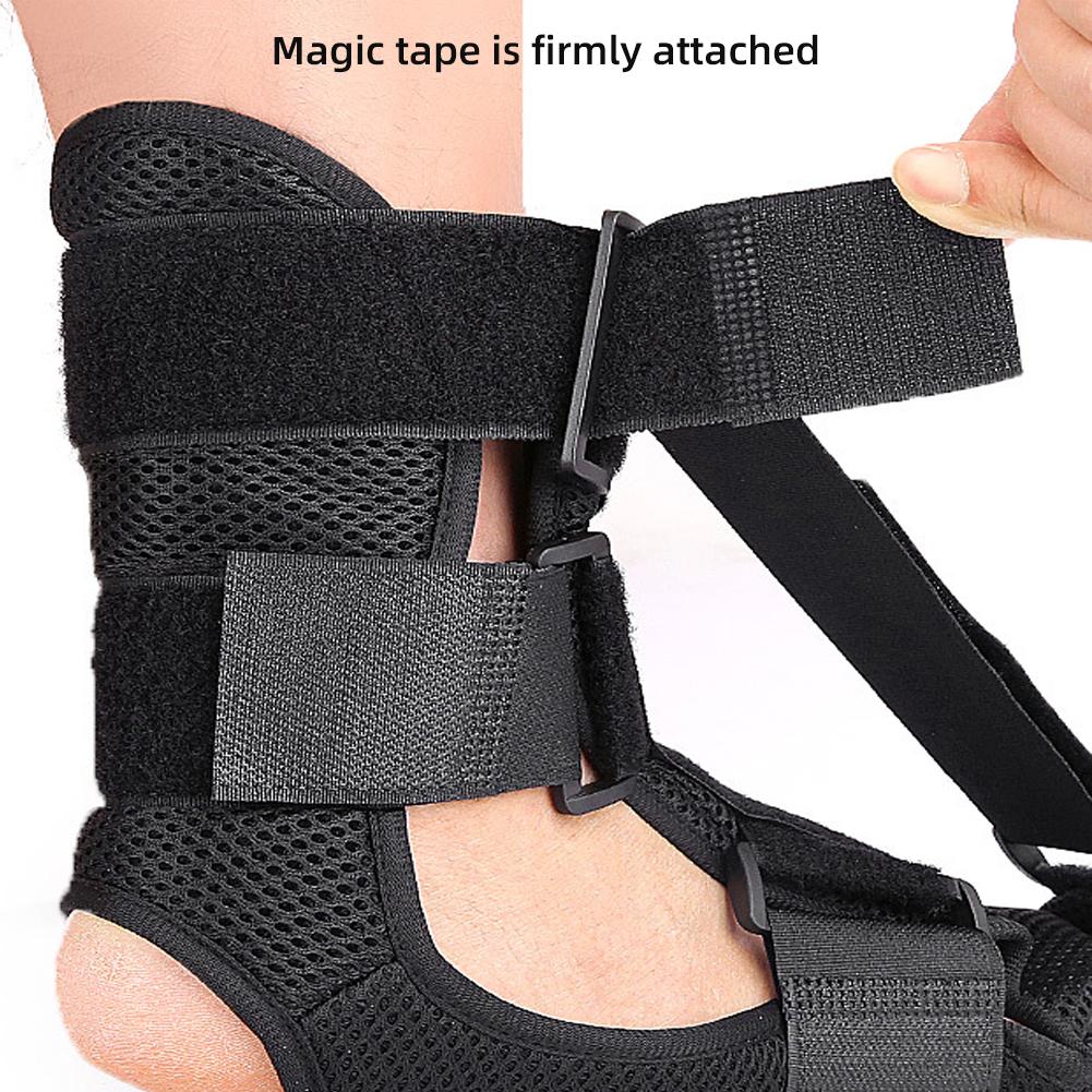 Orteză pentru căderea piciorului, suport reglabil, respirabil, orteză pentru picioare, orteză, fascia piciorului, fixare pentru întindere, protector pentru gleznă, îngrijirea picioarelor