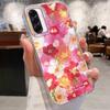 Pink Flower Girls Women Phone Case For Samsung Galaxy A56 A16 A17 A26 A36 A06 A07 A55 A35 A25 A54 S24 S25 Ultra S22 S23 FE Cover