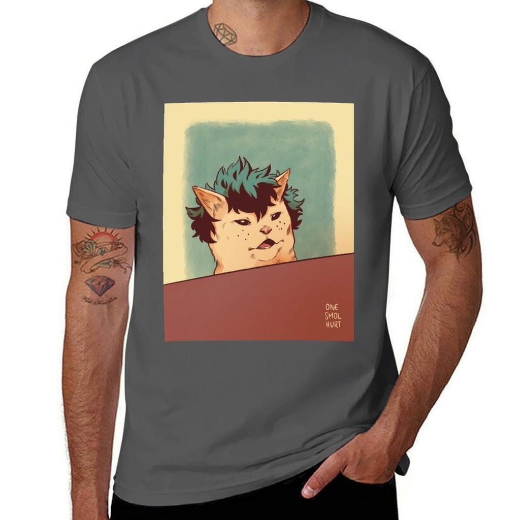 Deku Cat TShirt Breathable Lightweight Summer Top