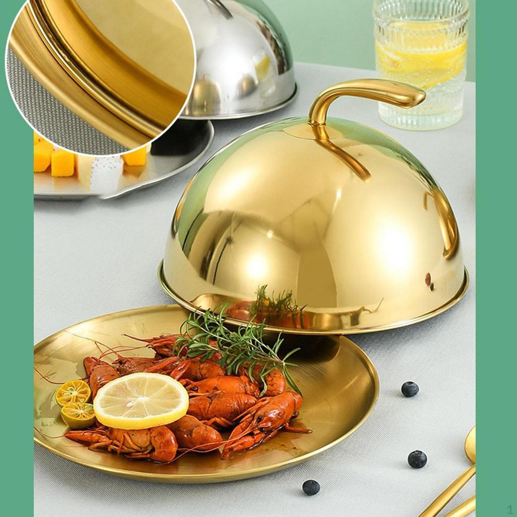 Food Cover in Stainless Steel for Serving Plate And Dish Protection