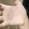 Shiny Zircon Pendant Necklace for Women, Light Luxury Niche Design Collarbone Chain Jewelry