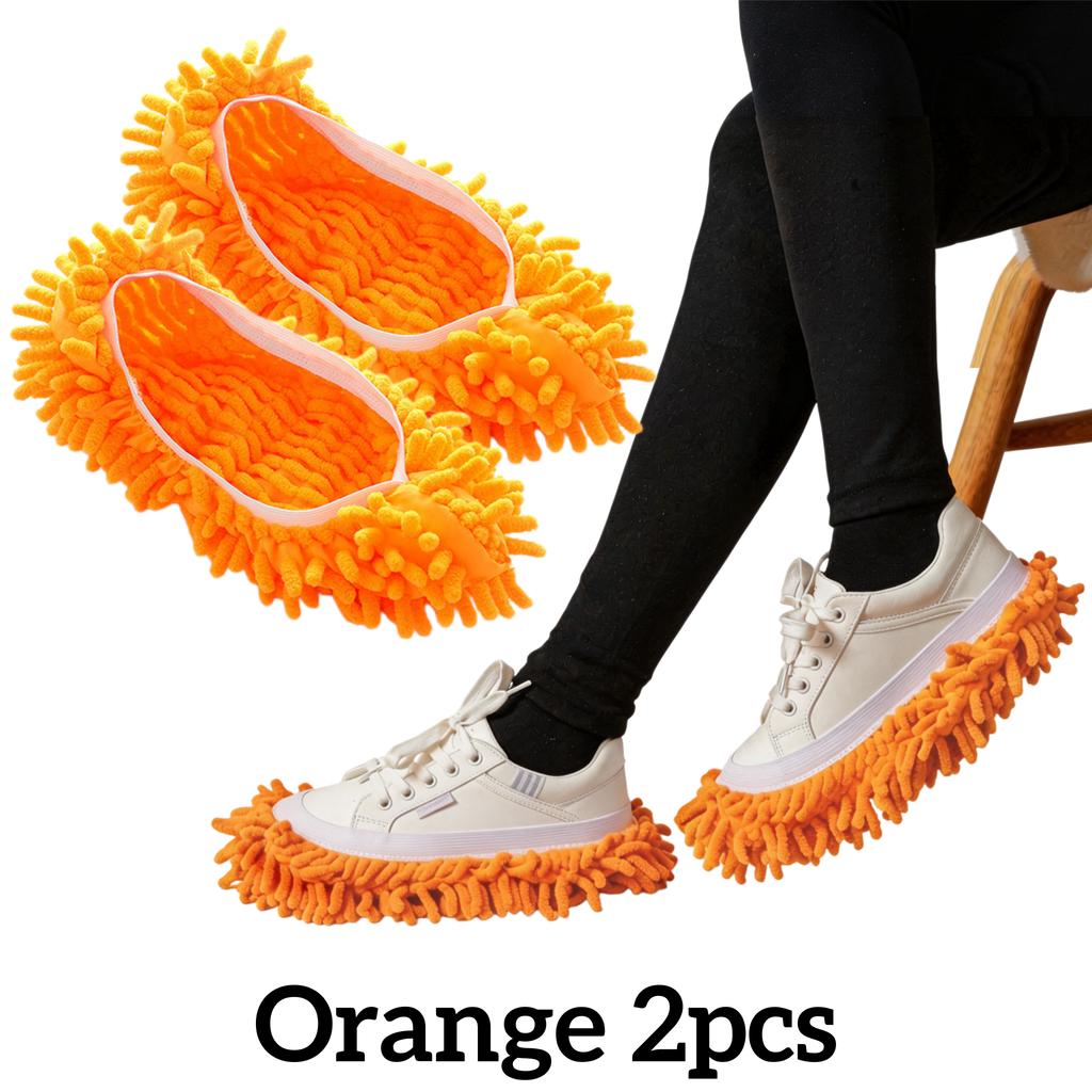 2/10pcs Multifunction Slippers Covers Reusable Lazy Mop Cloths Shoes Foot Dust Protectors for Household Cleaning Tools Mop Heads