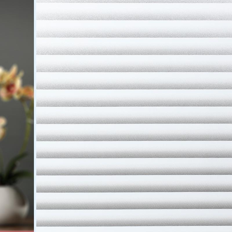 Window Film Privacy 3D Decorative Window Vinyl Static Cling Window Sticker Non-Adhesive Stained Removable Glass Window Decals
