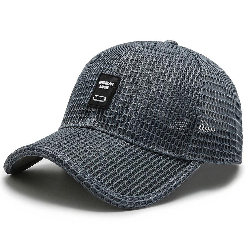 Men's Summer Sun Protection Baseball Cap - Breathable Mesh Outdoor Hat