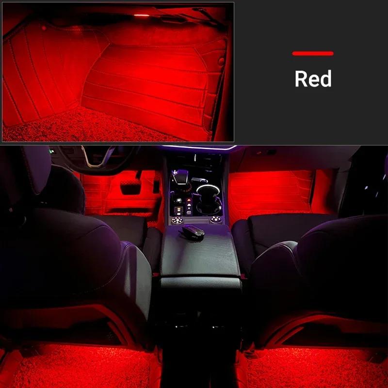 For Skoda Superb 3 B8 3V 2016 2017 2018 2019 2020 2025 2025 Car Interior Footwell Lights Touch LED Atmosphere Lights Accessories