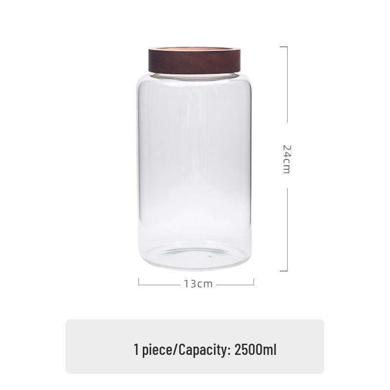 High-Temperature Resistant Multi-Size Honey Glass Jar - Food-Grade & Threaded for Sealing and Storage
